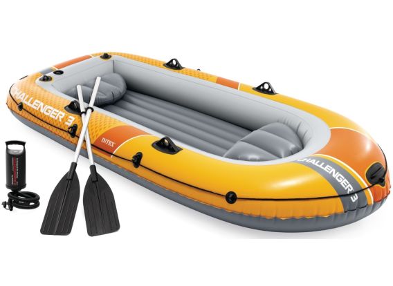 Intex Challenger 3 Set - Met peddels en pomp