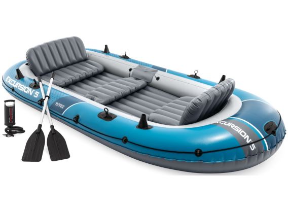 Intex Excursion Boot - Vijfpersoons opblaasboot