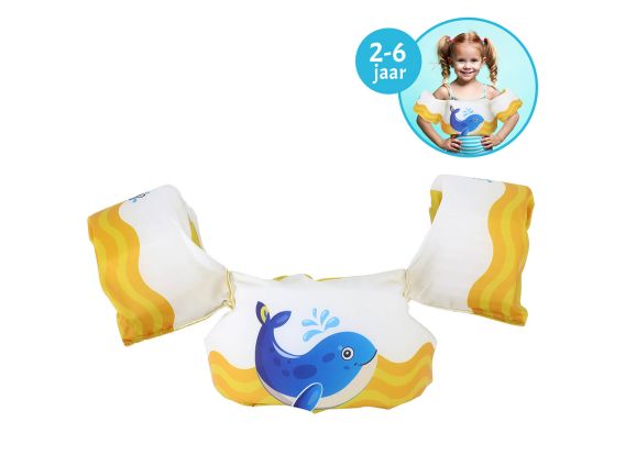 Comfortpool Floaty Friends puddle jumper - Walvis | Kinderzwemvest | Praktisch en comfortabel