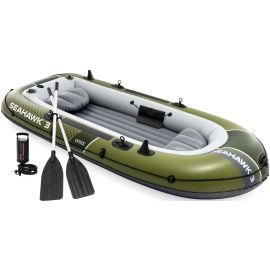 Intex Seahawk 3 Set | Driepersoons opblaasboot met peddels en pomp