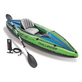 Intex Challenger K1 opblaasbare kajak | 1-persoons kajak | Incl. peddel en pomp