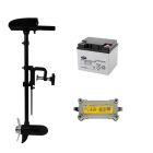 Complete elektrische vaarset voor de Sevylor Caravelle K105 opblaasboot