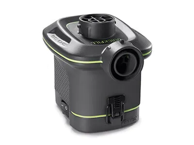 Elektrische opblaaspomp op batterijen Elektrische opblaaspomp op batterijen